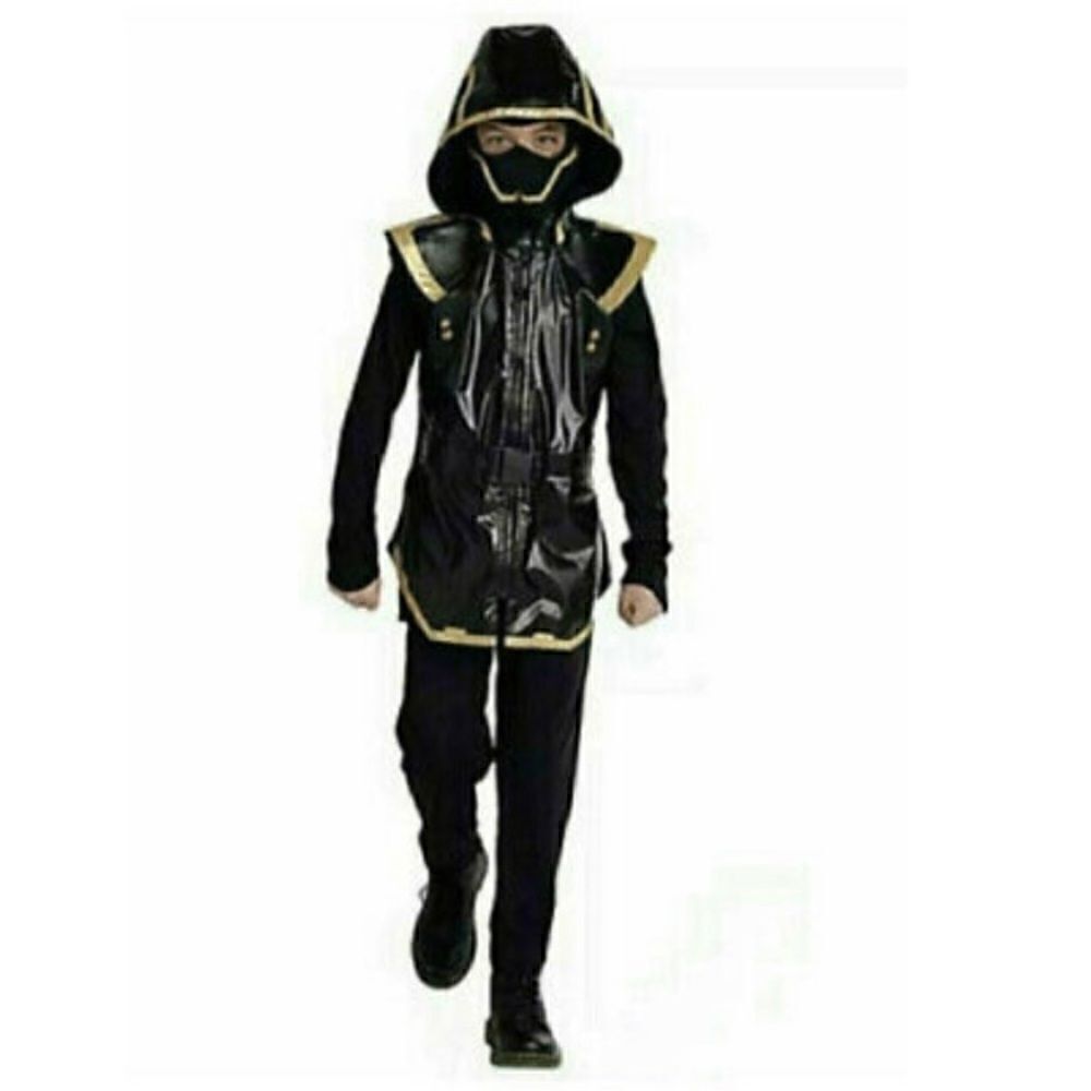 NEW SUPERHERO Ronin Costume Boys / Kids Size 3 Avengers Ninja Black Disney NWT